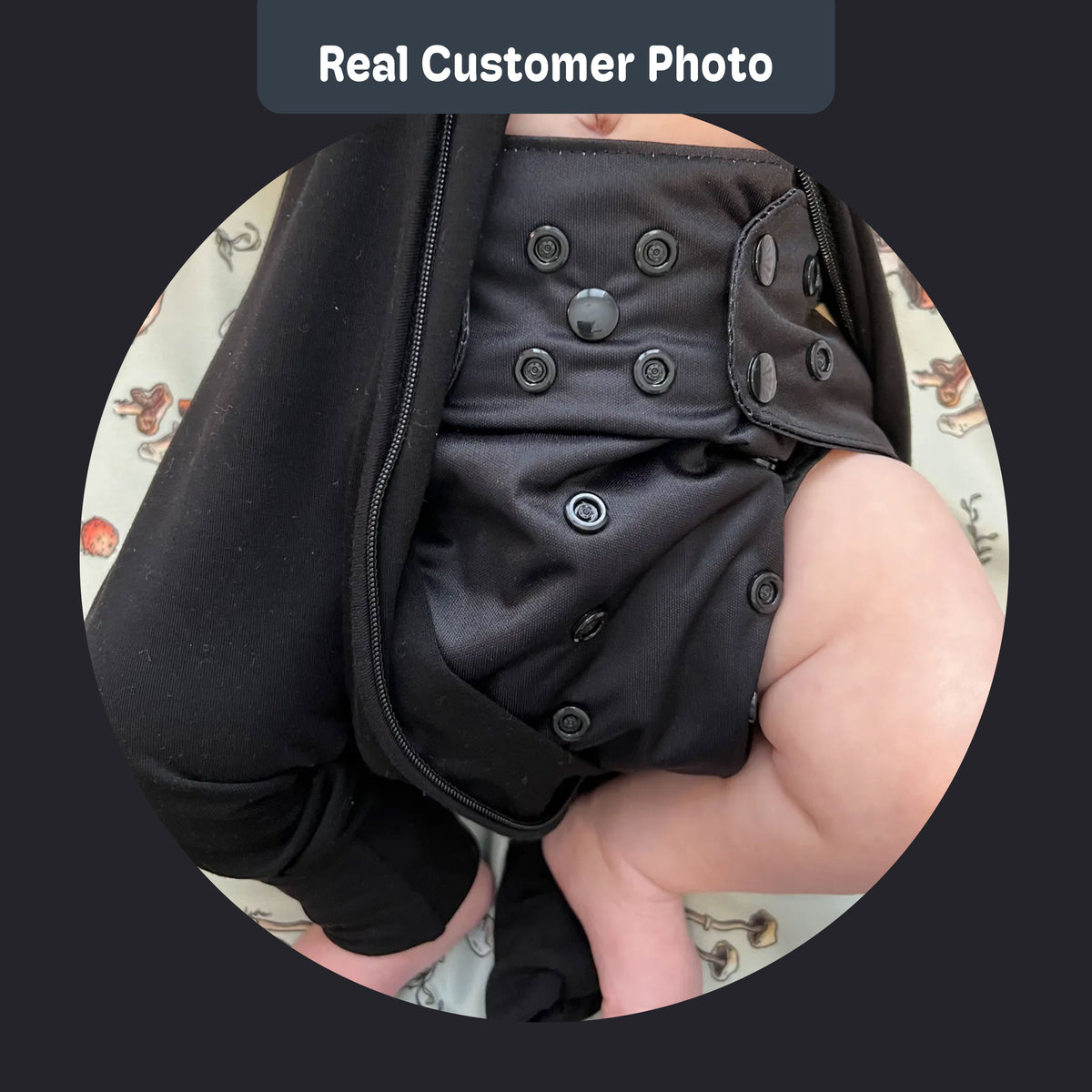 Midnight - Essential Pocket Diaper - Solid - One Size