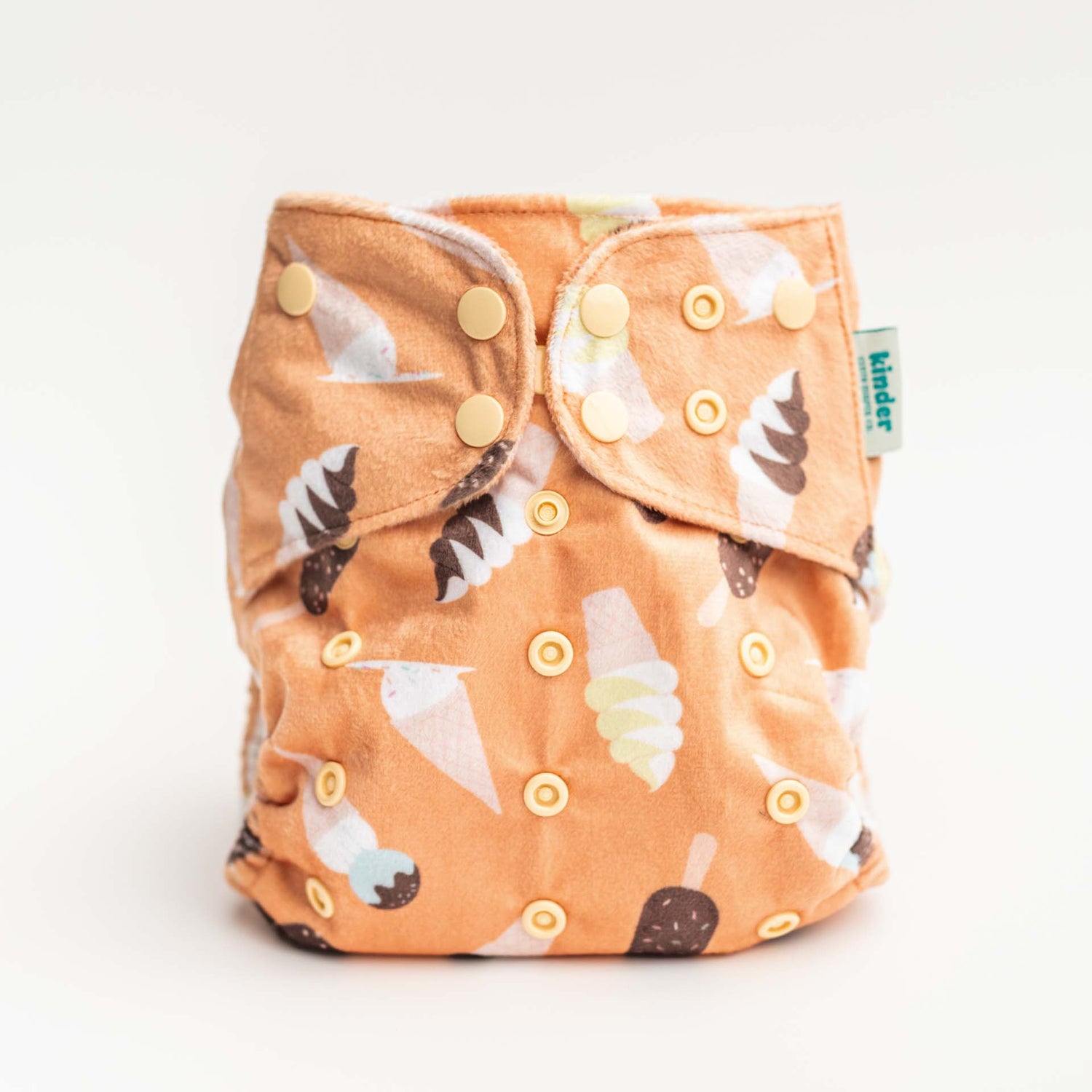 Patterned Lounger Pocket Cloth Diaper — Minky Fleece with Athletic Wicking Jersey