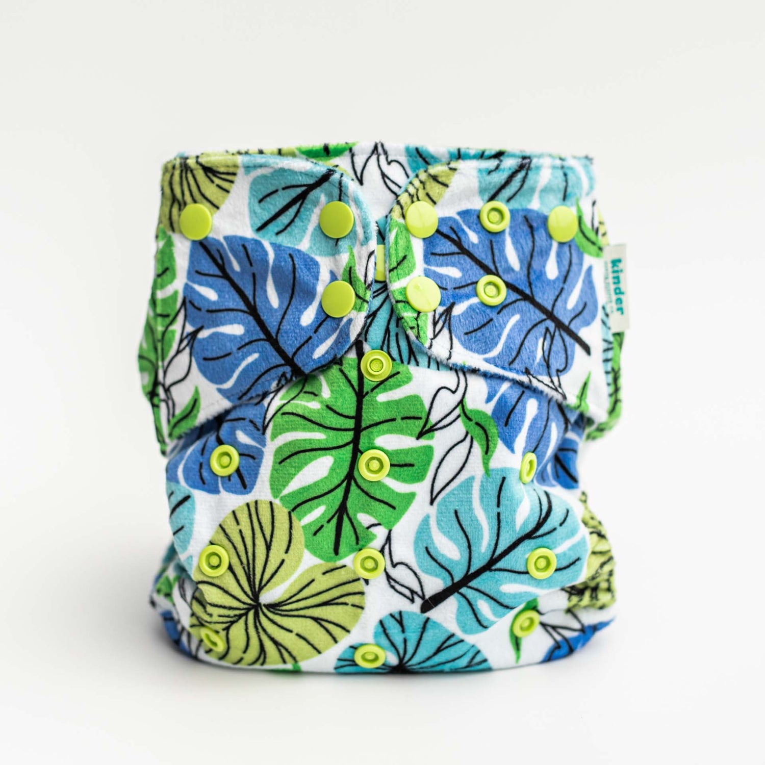 Patterned Lounger Pocket Cloth Diaper — Minky Fleece with Athletic Wicking Jersey