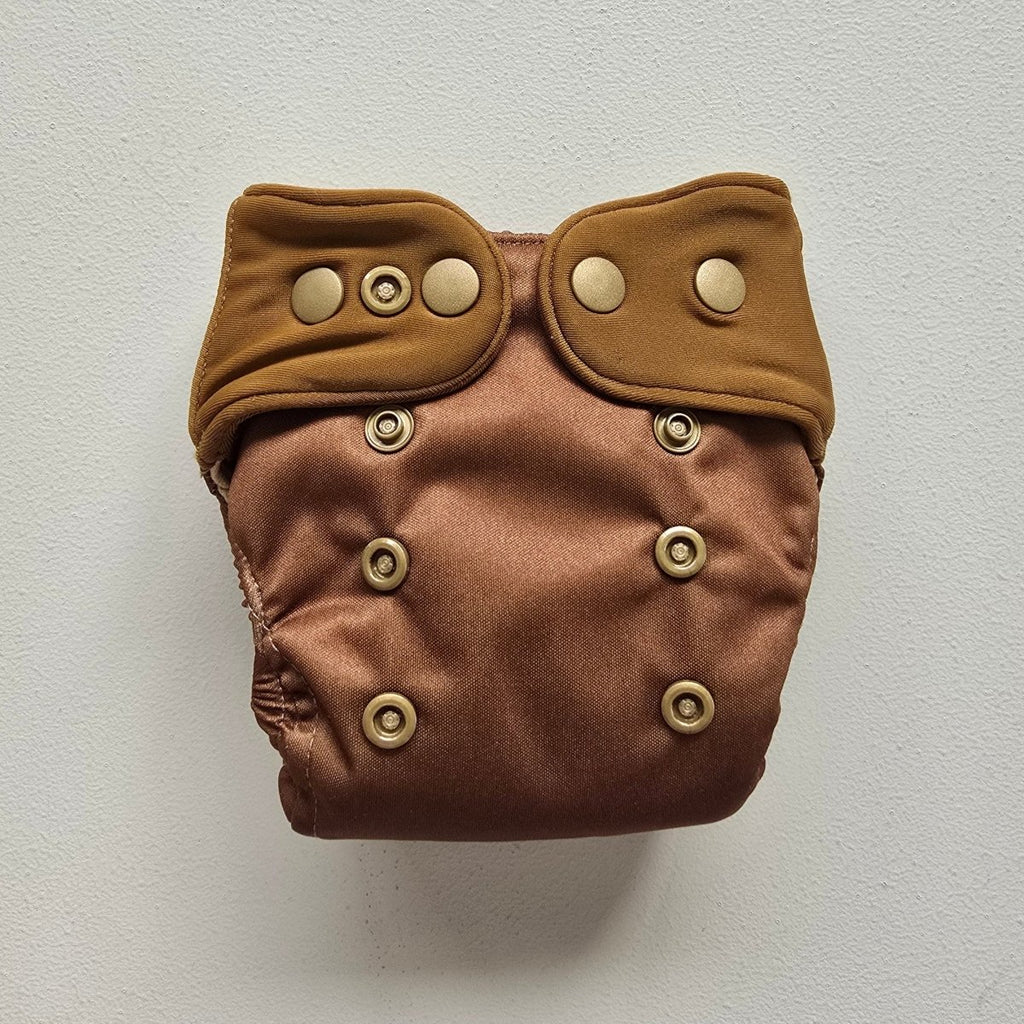 Mocha - Modern - Cloth - Diapers - Cloth Diaper - Kinder Cloth Diaper Co. - Pittsburgh - Based - Small - Business - Woman - Owned