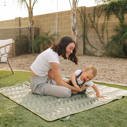 Anywhere Adventure Play Mat, Featuring Quilted Wipeable Machine Washable Fabric