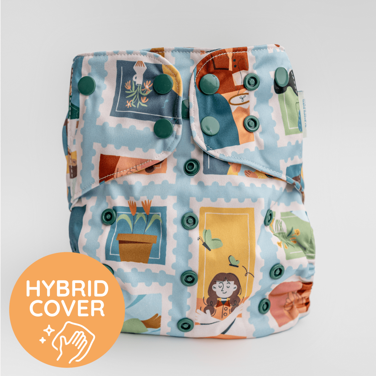 Moments in Motherhood - Modern - Cloth - Diapers - Diaper Cover - Kinder Cloth Diaper Co. - Pittsburgh - Based - Small - Business - Woman - Owned