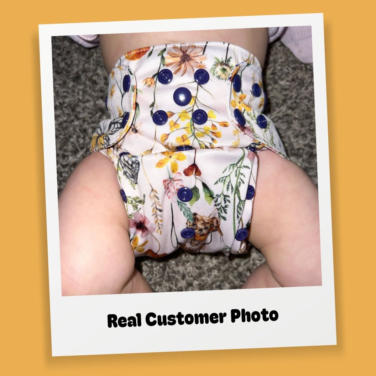 Floral: Essentials Pocket Cloth Diaper with Athletic Wicking Jersey, Grows with your Baby - Kinder Cloth Diaper Co. - 29 - 06 - 01 - modern reusable cloth diapers and more for birth to potty training - Pittsburgh Based Small Business
