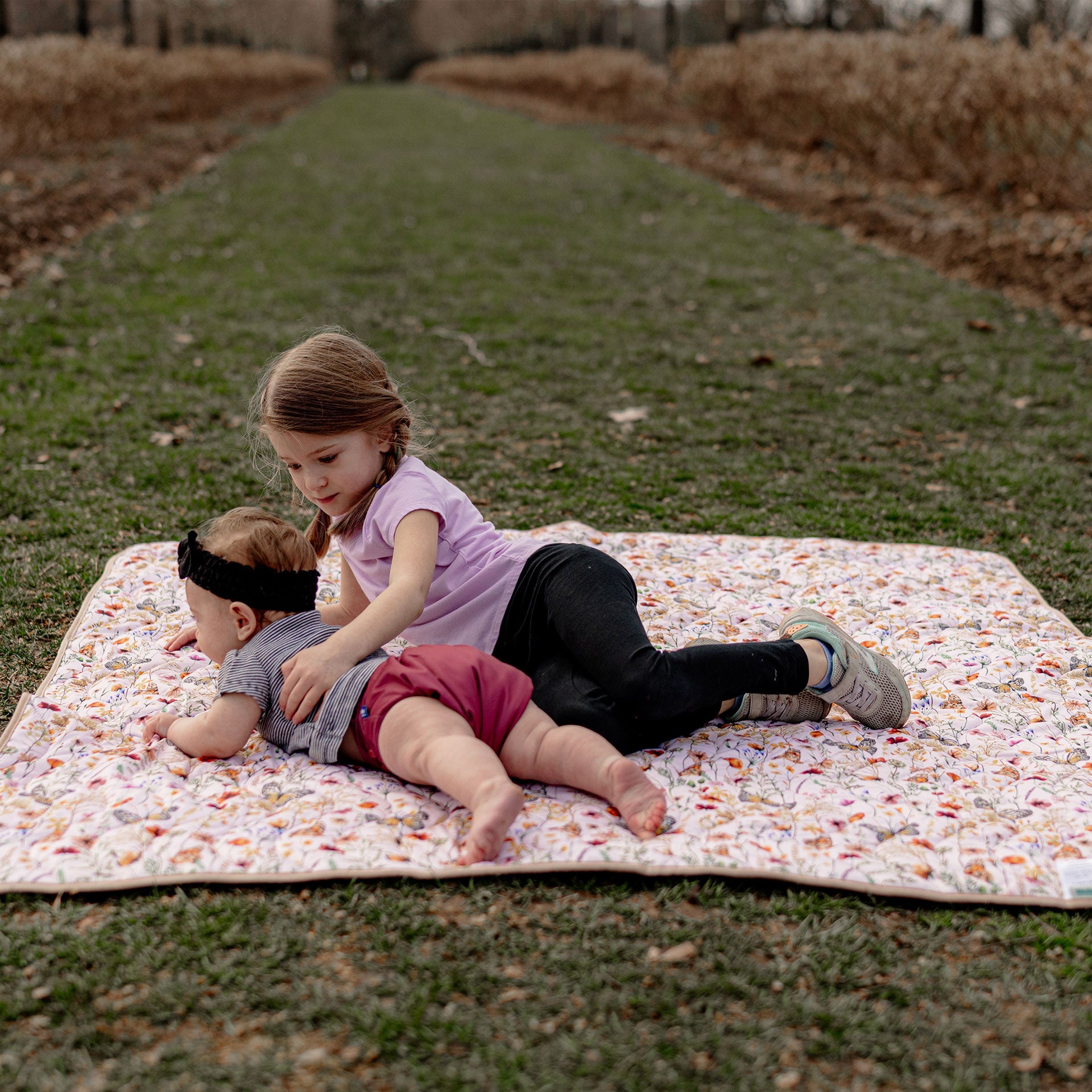 Anywhere Adventure Play Mat, Featuring Quilted Wipeable Machine Washable Fabric