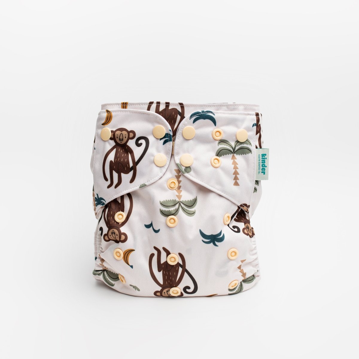 Monkey Around - Modern - Cloth - Diapers - Pocket Diaper - Kinder Cloth Diaper Co. - Pittsburgh - Based - Small - Business - Woman - Owned
