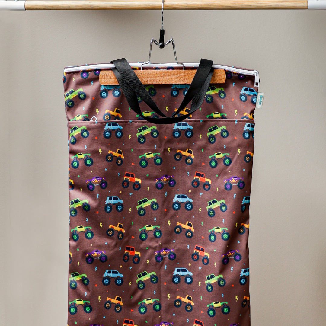 Monster - Modern - Cloth - Diapers - Wet Bag - Kinder Cloth Diaper Co. - Pittsburgh - Based - Small - Business - Woman - Owned