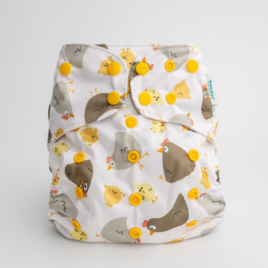 Mother Hen - Modern - Cloth - Diapers - Pocket Diaper - Kinder Cloth Diaper Co. - Pittsburgh - Based - Small - Business - Woman - Owned