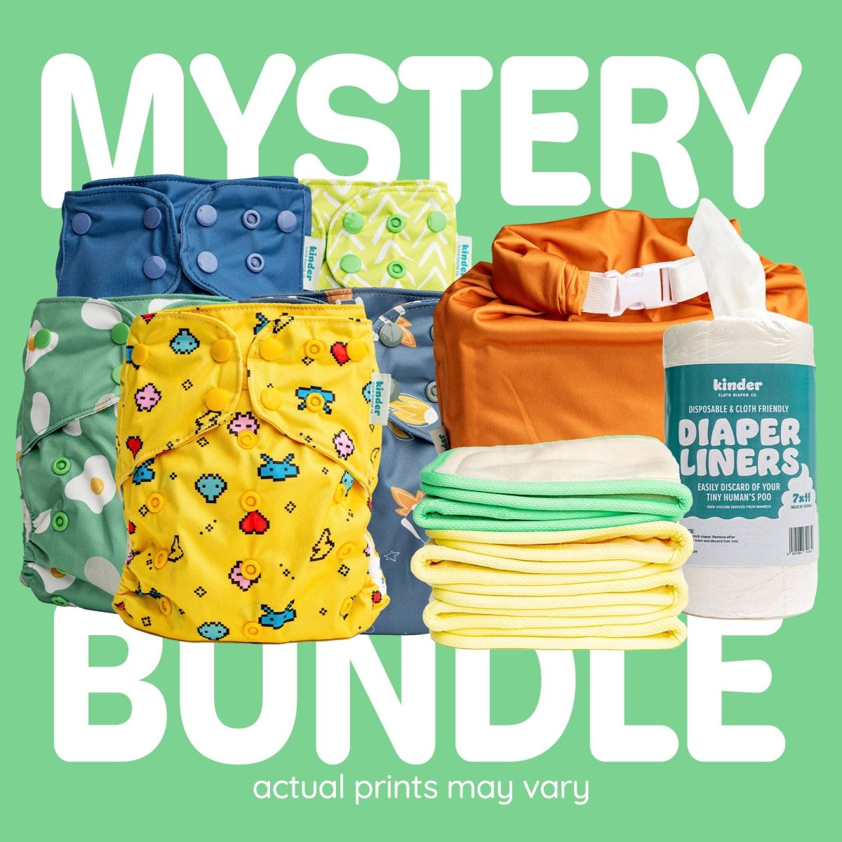  - Modern - Cloth - Diapers - New Parent Starter Bundle - Kinder Cloth Diaper Co. - Pittsburgh - Based - Small - Business - Woman - Owned
