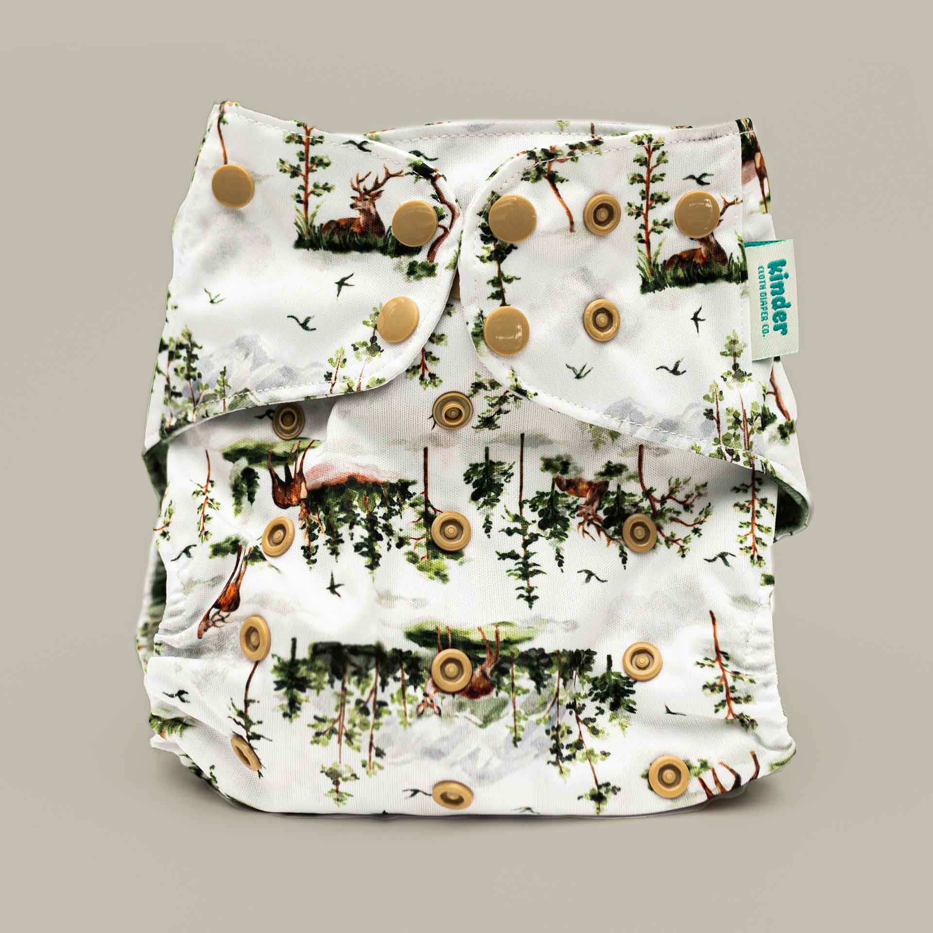Nature: Essentials Pocket Cloth Diaper with Athletic Wicking Jersey, Grows with your Baby - Kinder Cloth Diaper Co. - 29 - 02 - 03 - modern reusable cloth diapers and more for birth to potty training - Pittsburgh Based Small Business