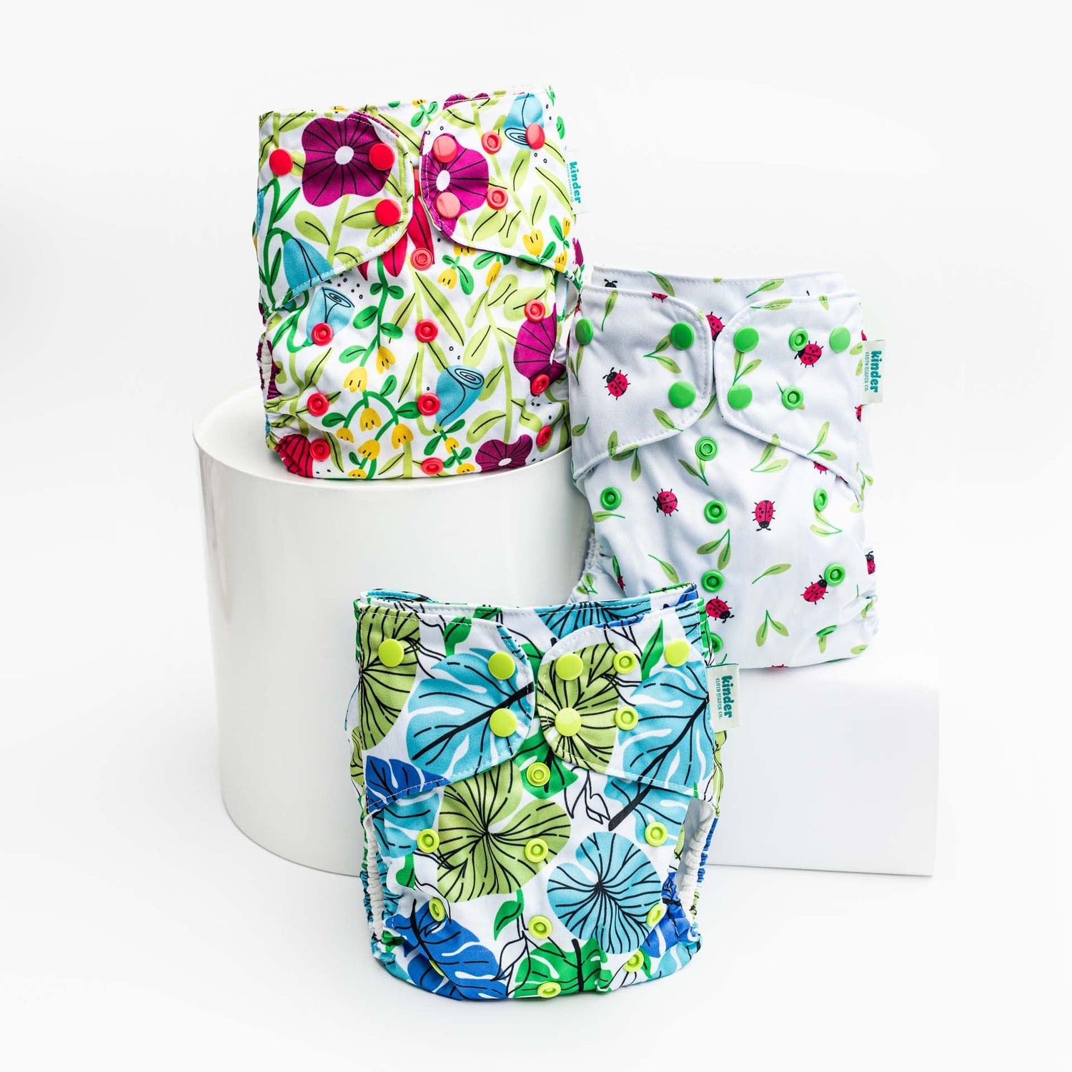 Nature: Essentials Pocket Cloth Diaper with Athletic Wicking Jersey, Grows with your Baby - Kinder Cloth Diaper Co. - 02 - 02 - 05 - modern reusable cloth diapers and more for birth to potty training - Pittsburgh Based Small Business