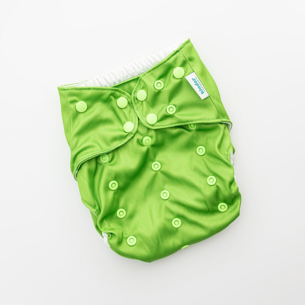 Neon Green - Single - Modern - Cloth - Diapers - Swim Diaper - Kinder Cloth Diaper Co. - Pittsburgh - Based - Small - Business - Woman - Owned