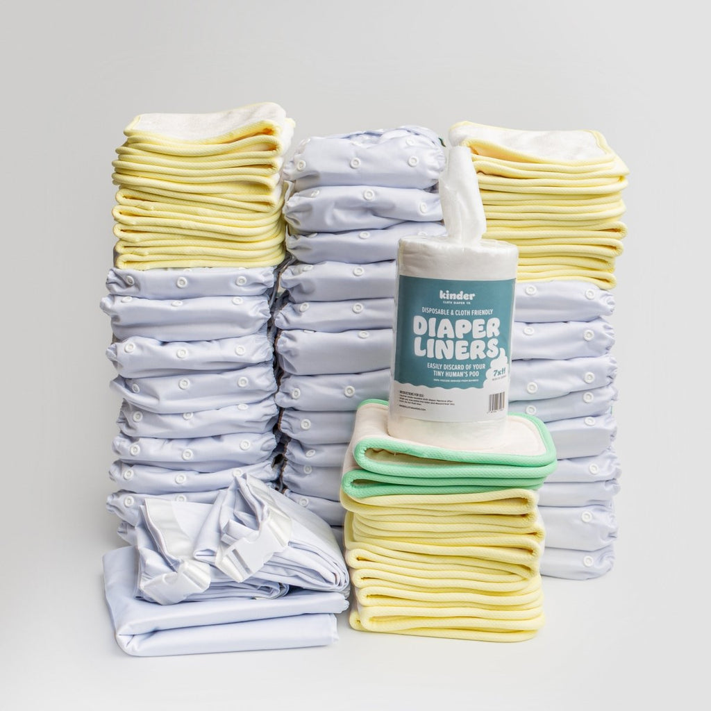 -Modern-Cloth-Diapers-New Parent Starter Bundle-Kinder Cloth Diaper Co.-Pittsburgh-Based-Small-Business-Woman-Owned