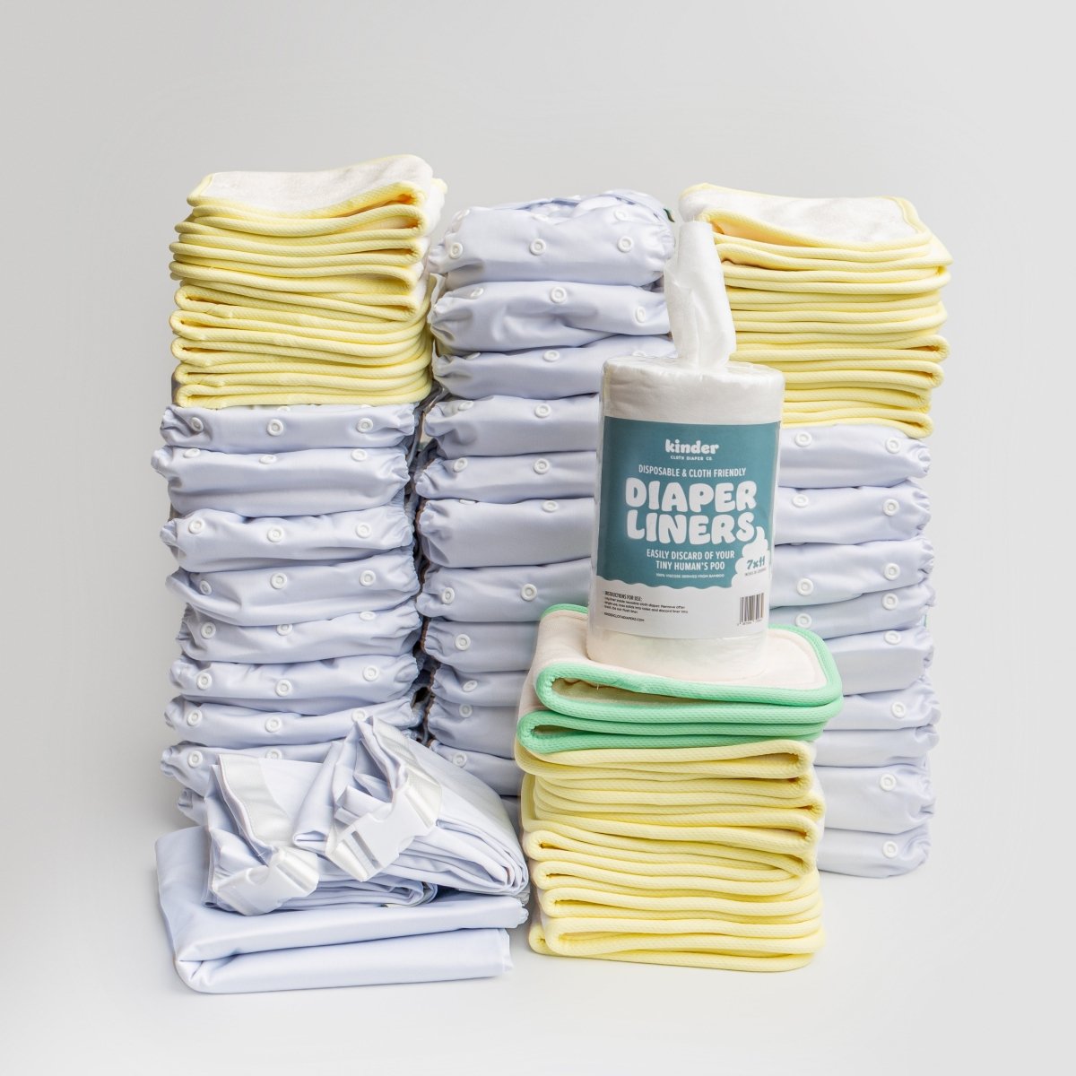 -Modern-Cloth-Diapers-New Parent Starter Bundle-Kinder Cloth Diaper Co.-Pittsburgh-Based-Small-Business-Woman-Owned