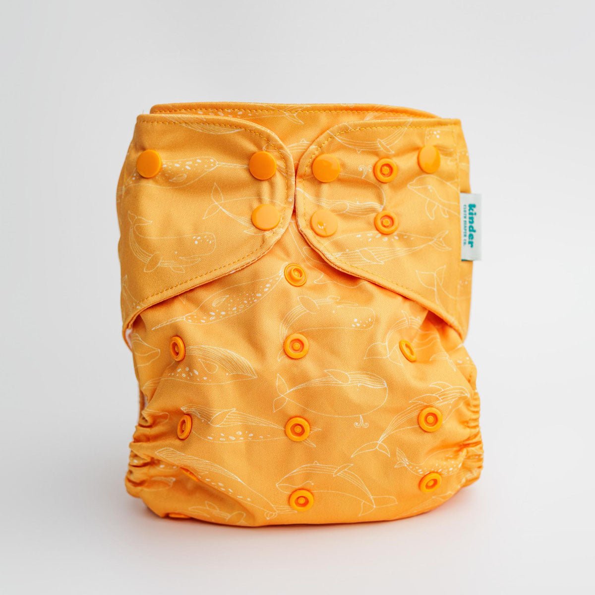 Ocean Giants - Modern - Cloth - Diapers - Pocket Diaper - Kinder Cloth Diaper Co. - Pittsburgh - Based - Small - Business - Woman - Owned