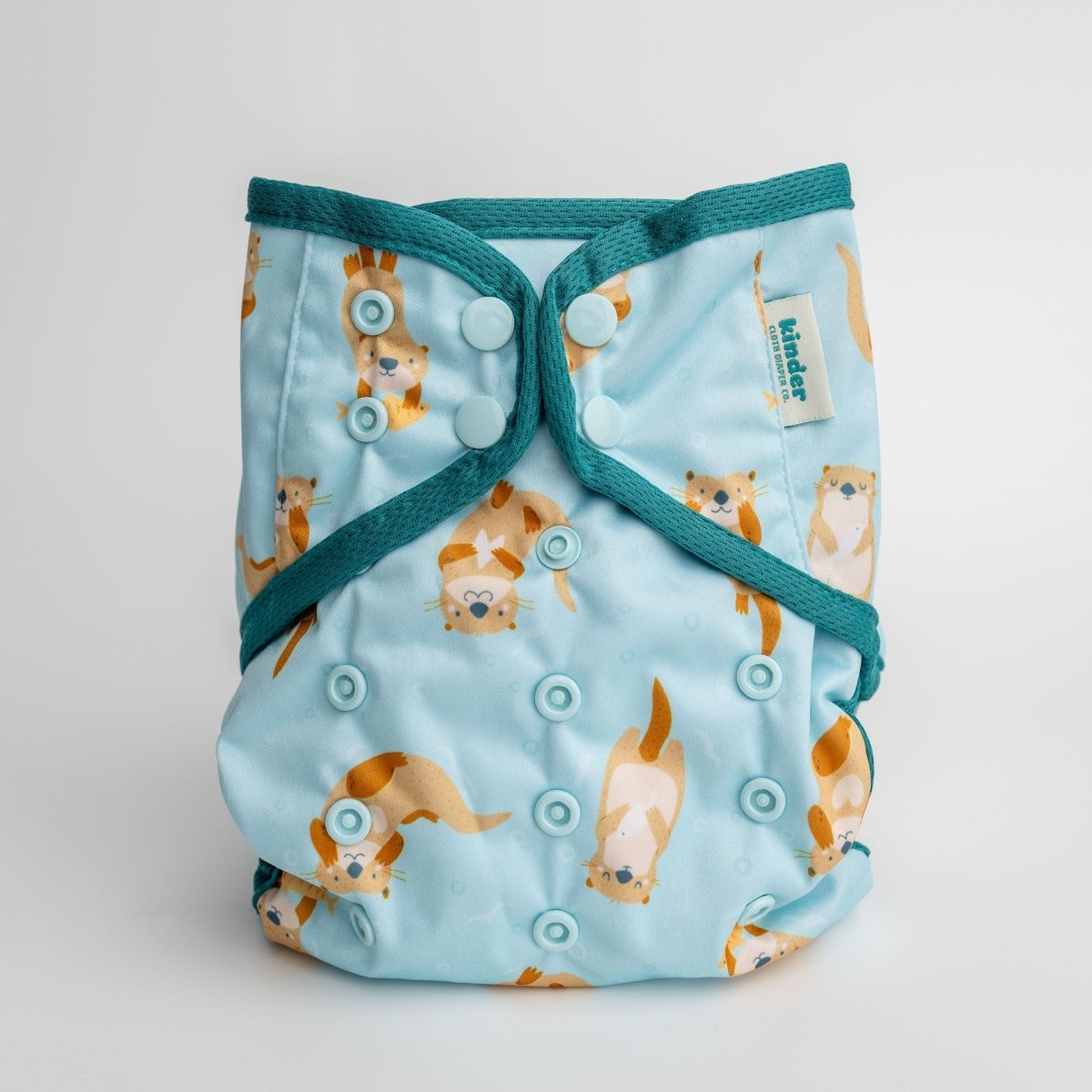 Otterly Sweet - Modern - Cloth - Diapers - Diaper Cover - Kinder Cloth Diaper Co. - Pittsburgh - Based - Small - Business - Woman - Owned