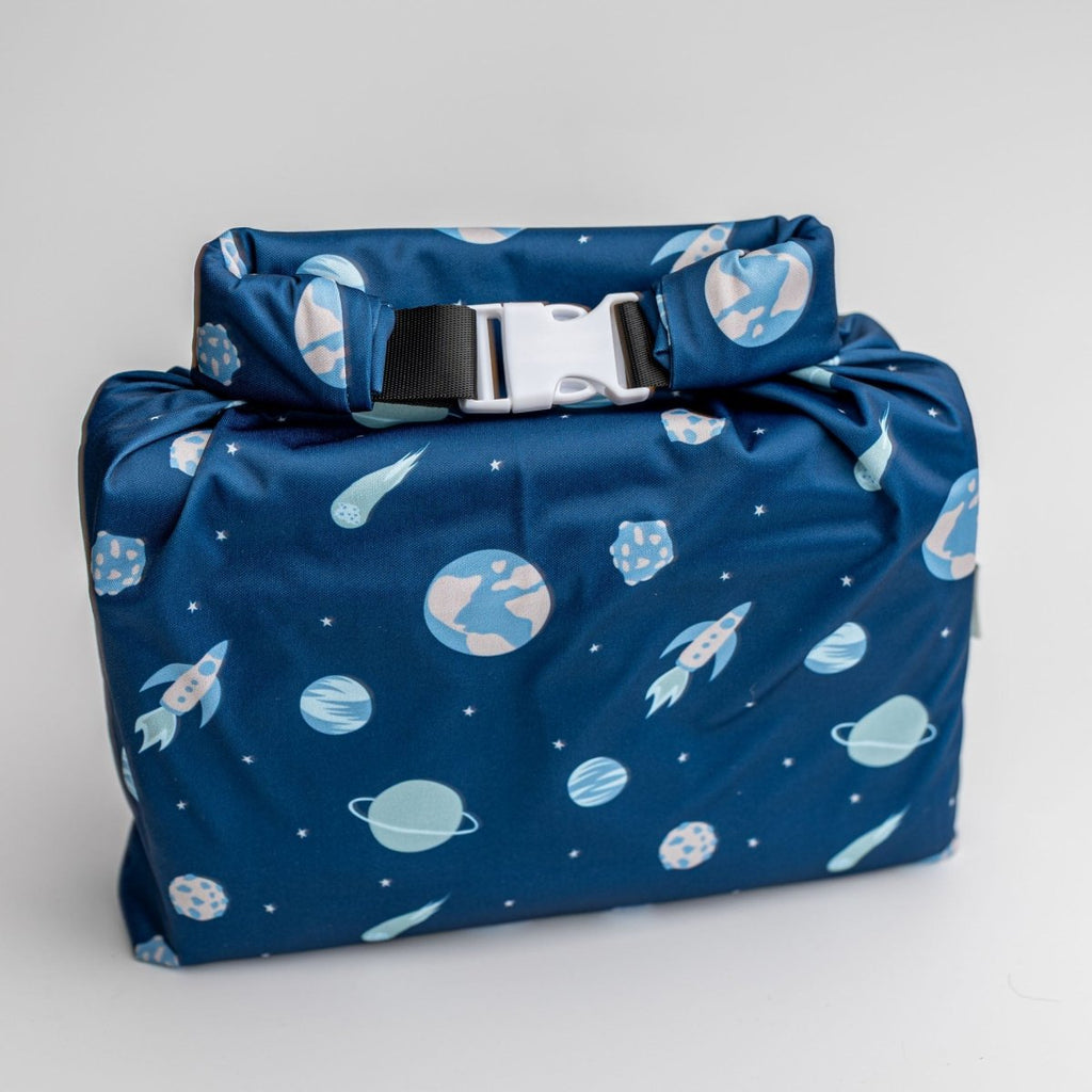 Out of this World (Navy) - Modern - Cloth - Diapers - Wet Bag - Kinder Cloth Diaper Co. - Pittsburgh - Based - Small - Business - Woman - Owned