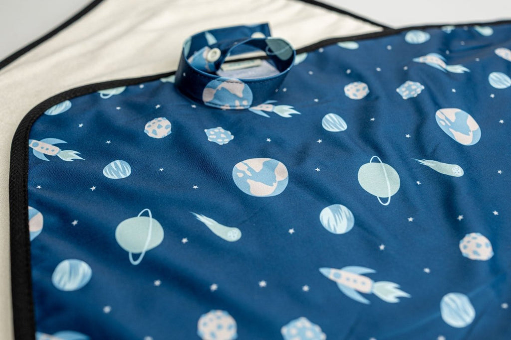 Out of this World (Navy) - Modern - Cloth - Diapers - Change Mat - Kinder Cloth Diaper Co. - Pittsburgh - Based - Small - Business - Woman - Owned