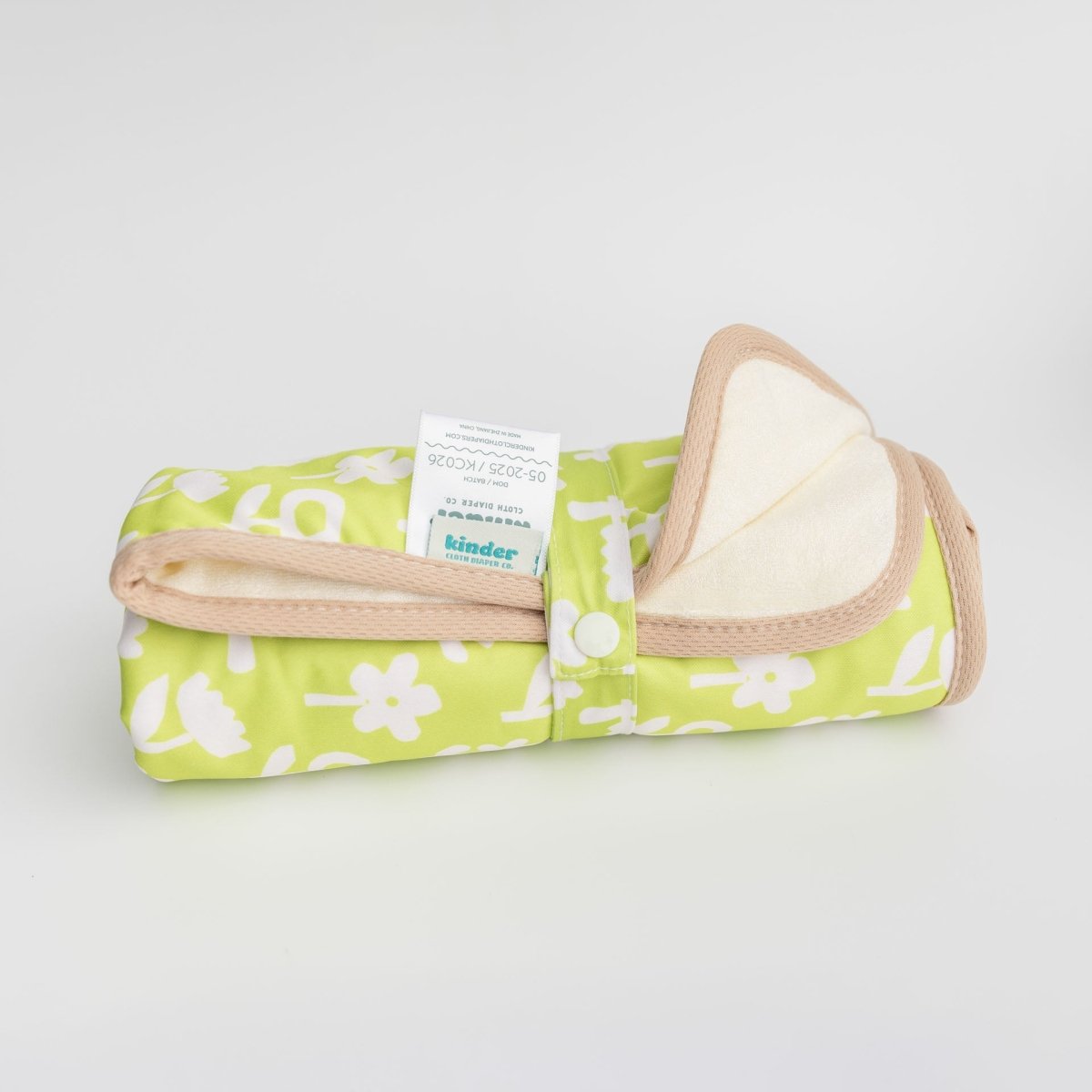 Paper Flowers - Modern - Cloth - Diapers - Change Mat - Kinder Cloth Diaper Co. - Pittsburgh - Based - Small - Business - Woman - Owned