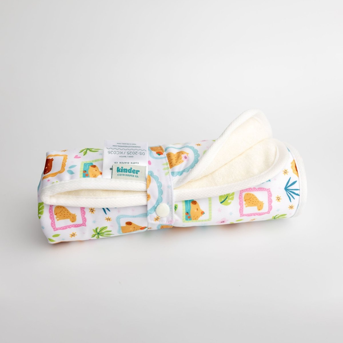 Paper Flowers - Modern - Cloth - Diapers - Change Mat - Kinder Cloth Diaper Co. - Pittsburgh - Based - Small - Business - Woman - Owned