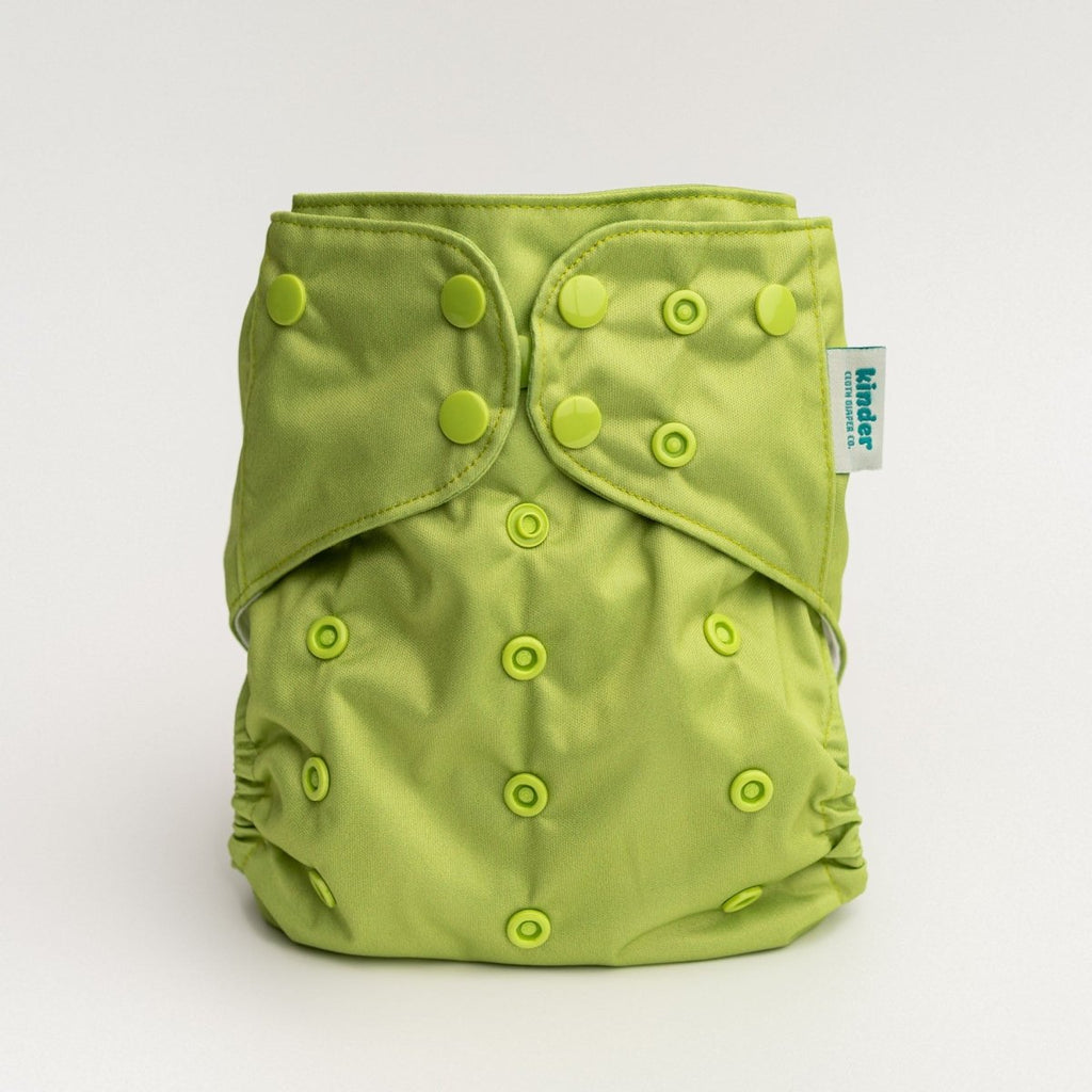 Solid Color: Essentials Pocket Cloth Diaper with Athletic Wicking Jersey, Grows with your Baby - Kinder Cloth Diaper Co. - 01 - 03 - 01 - modern reusable cloth diapers and more for birth to potty training - Pittsburgh Based Small Business