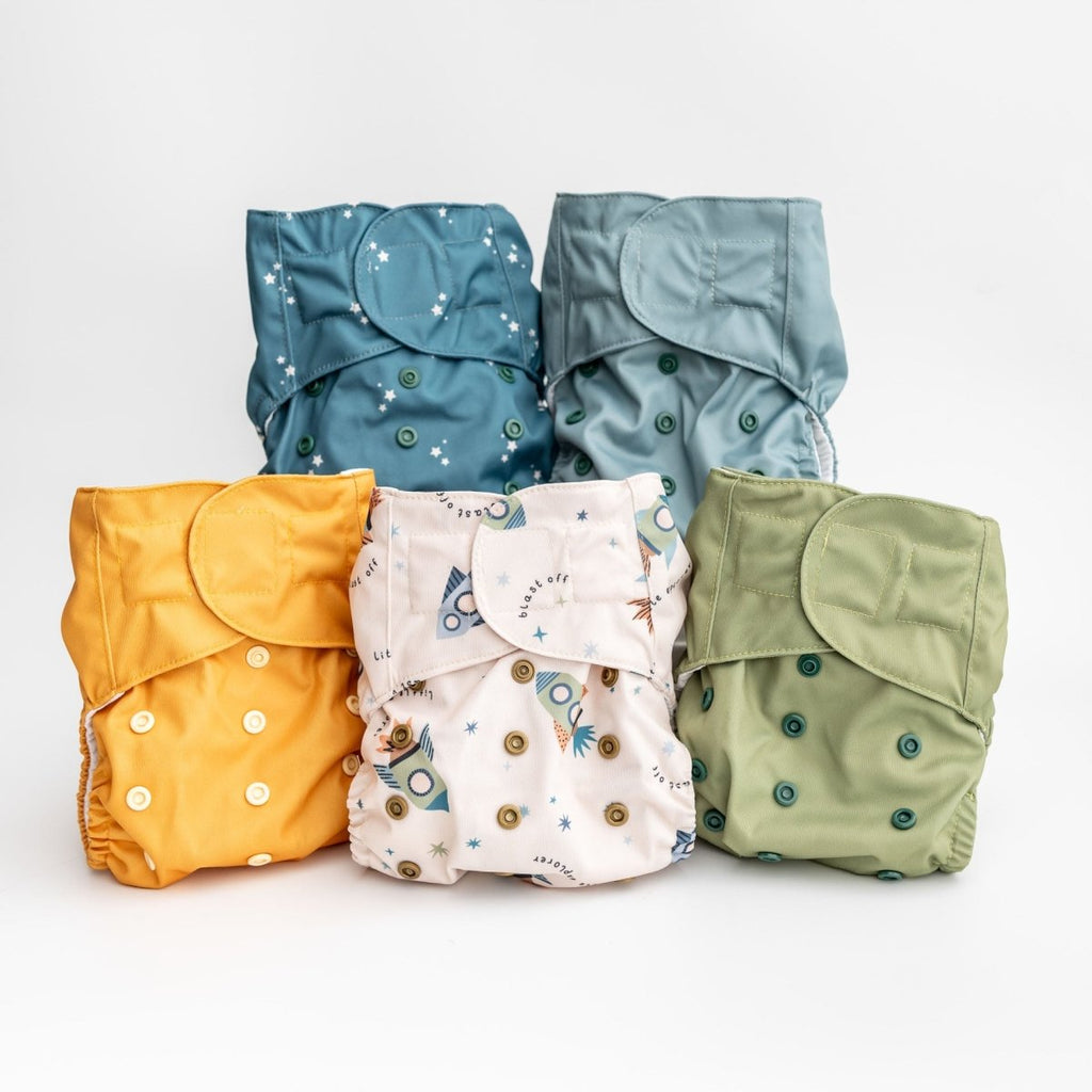 Picking Daisies - Modern - Cloth - Diapers - Luxe Pocket Diaper - Kinder Cloth Diaper Co. - Pittsburgh - Based - Small - Business - Woman - Owned