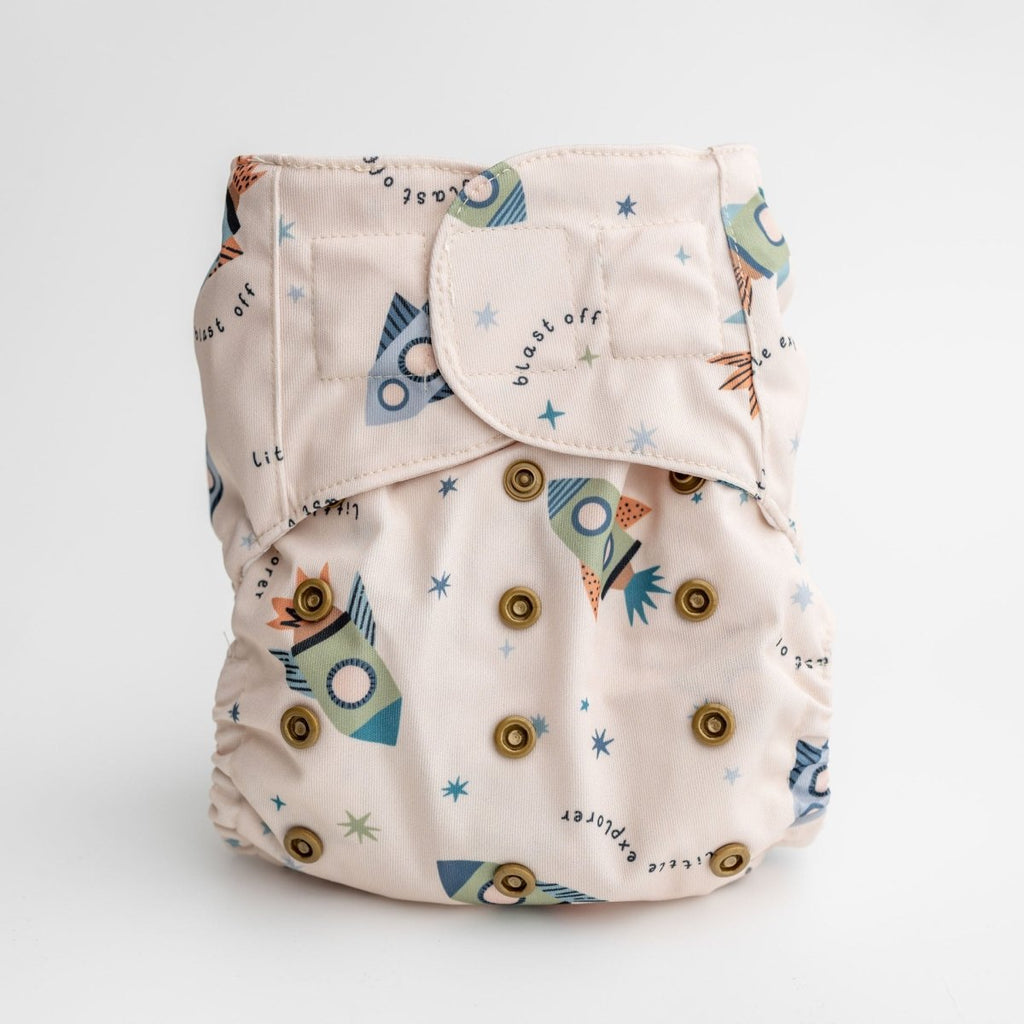 Picking Daisies - Modern - Cloth - Diapers - Luxe Pocket Diaper - Kinder Cloth Diaper Co. - Pittsburgh - Based - Small - Business - Woman - Owned