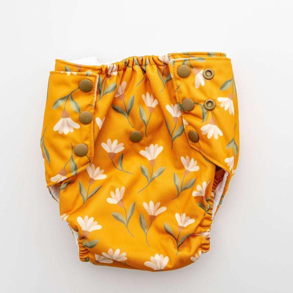 Picking Daisies - Modern - Cloth - Diapers - Training Pant - Kinder Cloth Diaper Co. - Pittsburgh - Based - Small - Business - Woman - Owned