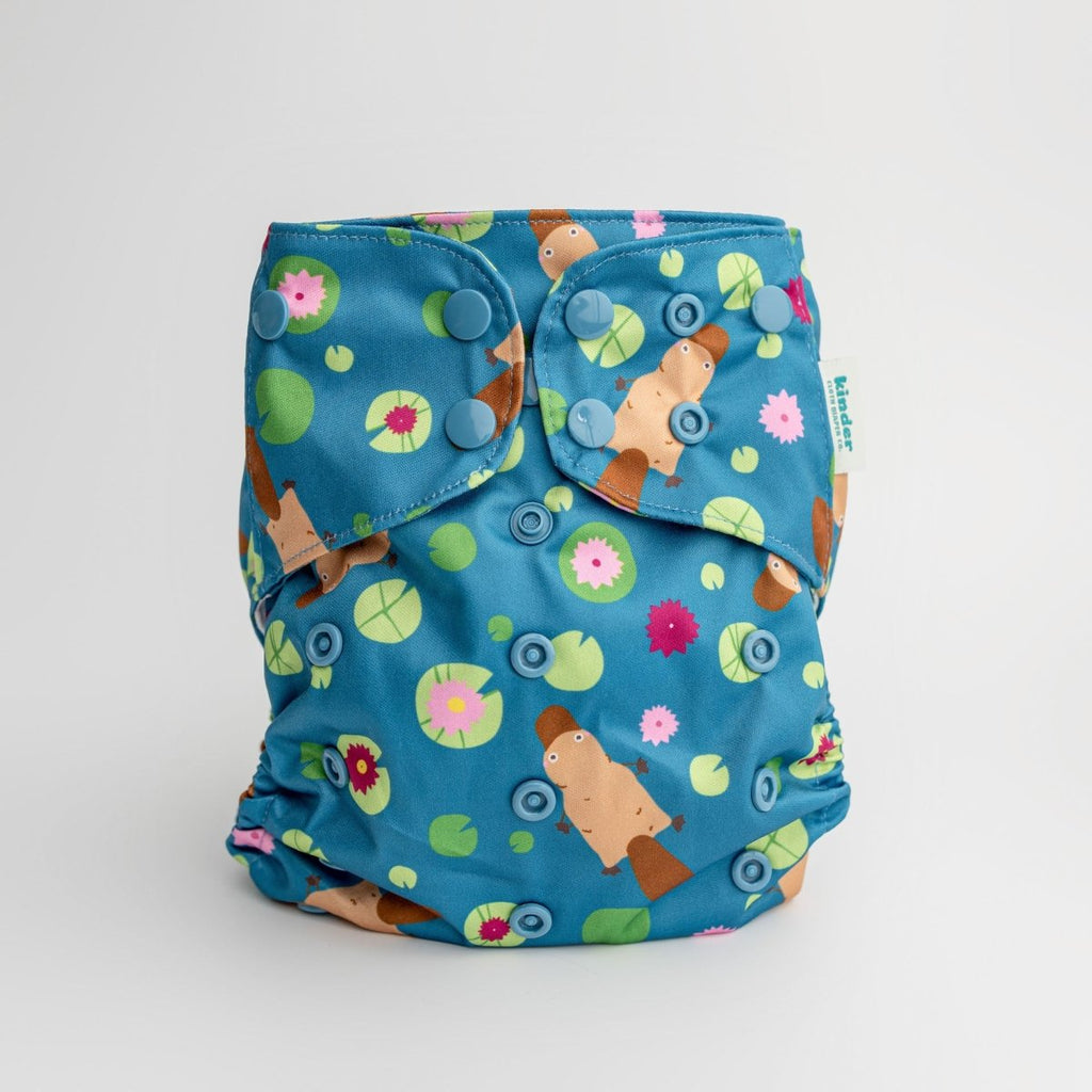 Platypus Float - Modern - Cloth - Diapers - Pocket Diaper - Kinder Cloth Diaper Co. - Pittsburgh - Based - Small - Business - Woman - Owned