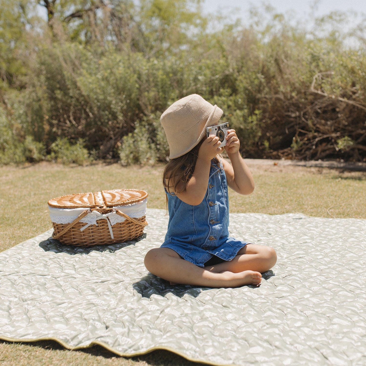 Anywhere Adventure Play Mat, Featuring Quilted Wipeable Machine Washable Fabric