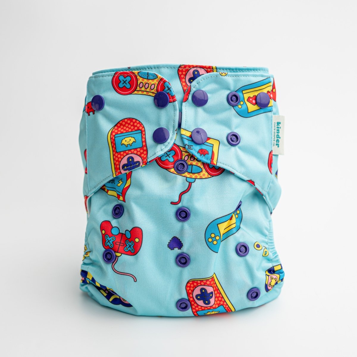 Player One - Modern - Cloth - Diapers - Pocket Diaper - Kinder Cloth Diaper Co. - Pittsburgh - Based - Small - Business - Woman - Owned