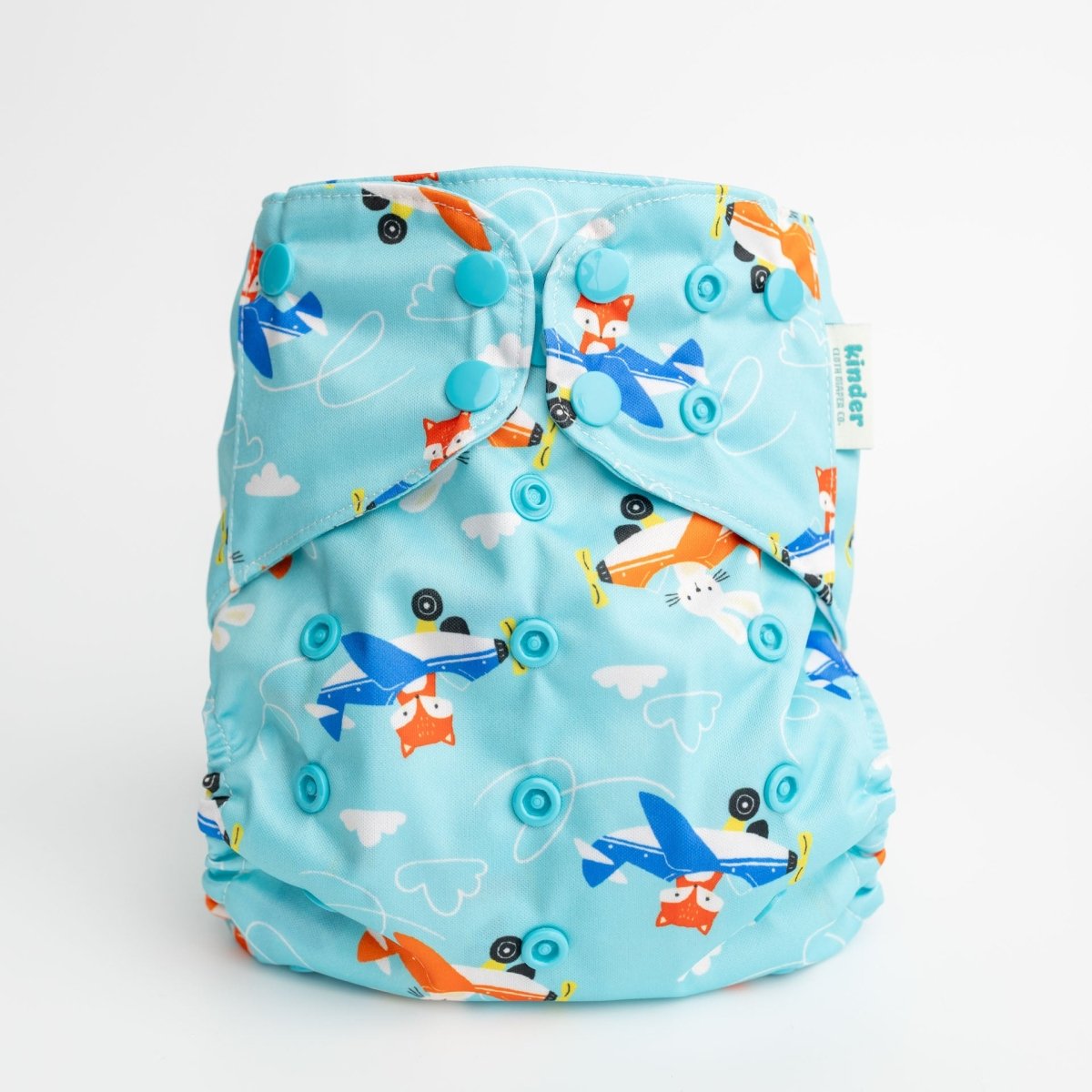 Playful Pilots - Modern - Cloth - Diapers - Pocket Diaper - Kinder Cloth Diaper Co. - Pittsburgh - Based - Small - Business - Woman - Owned