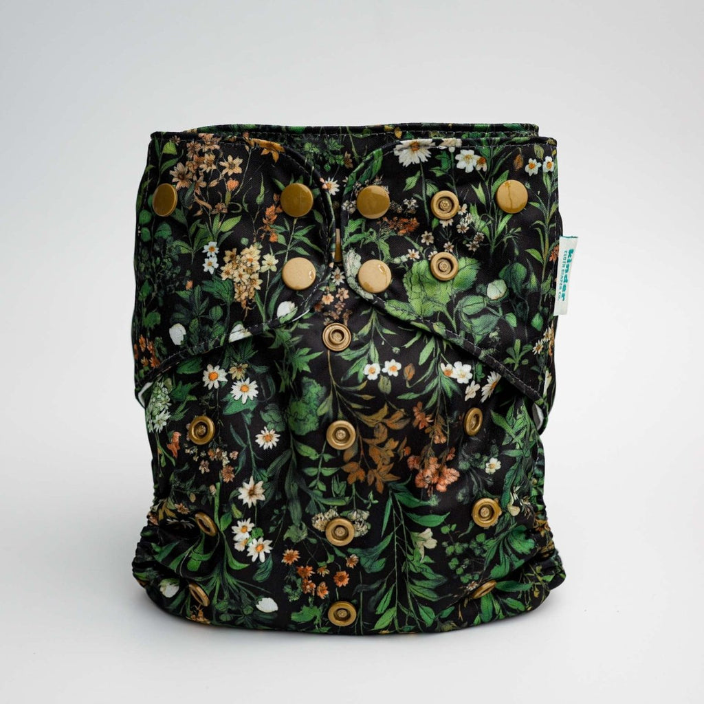 Nature: Essentials Pocket Cloth Diaper with Athletic Wicking Jersey, Grows with your Baby - Kinder Cloth Diaper Co. - 02 - 04 - 03 - modern reusable cloth diapers and more for birth to potty training - Pittsburgh Based Small Business