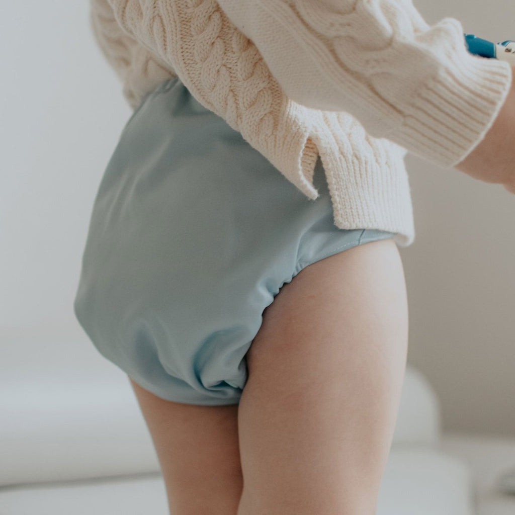 Solid Color: Essentials Pocket Cloth Diaper with Athletic Wicking Jersey, Grows with your Baby - Kinder Cloth Diaper Co. - 01 - 05 - 02 - modern reusable cloth diapers and more for birth to potty training - Pittsburgh Based Small Business