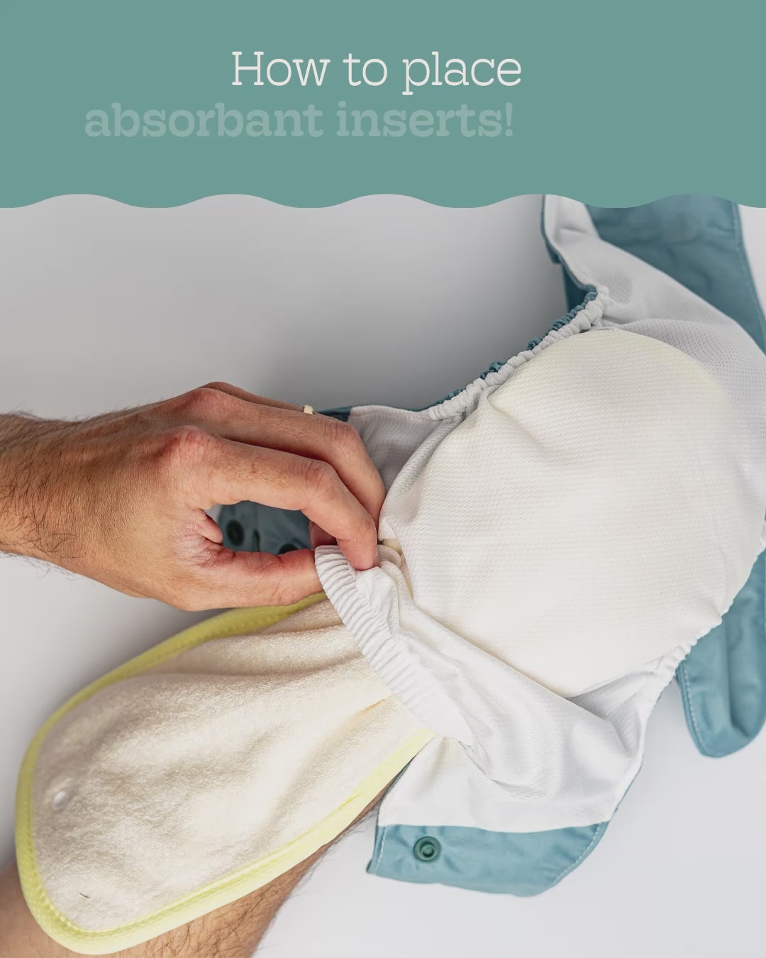 4-Layer Bamboo Viscose Cloth Diaper Insert