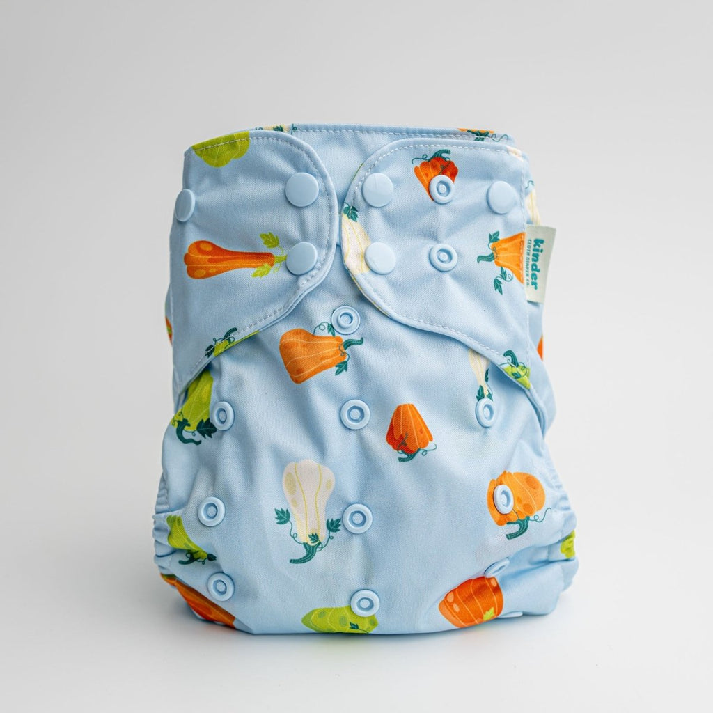 Pumpkin Patch - Modern - Cloth - Diapers - Pocket Diaper - Kinder Cloth Diaper Co. - Pittsburgh - Based - Small - Business - Woman - Owned