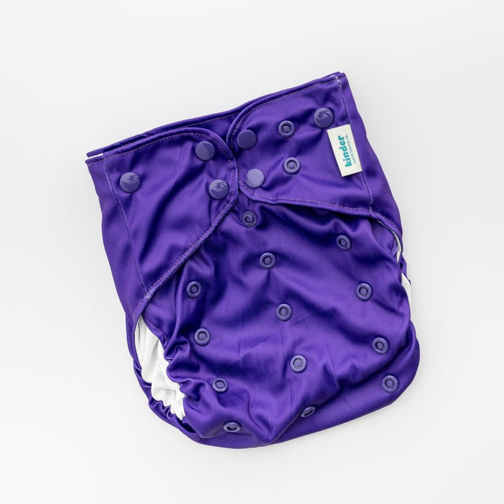 Purple - Single - Modern - Cloth - Diapers - Swim Diaper - Kinder Cloth Diaper Co. - Pittsburgh - Based - Small - Business - Woman - Owned