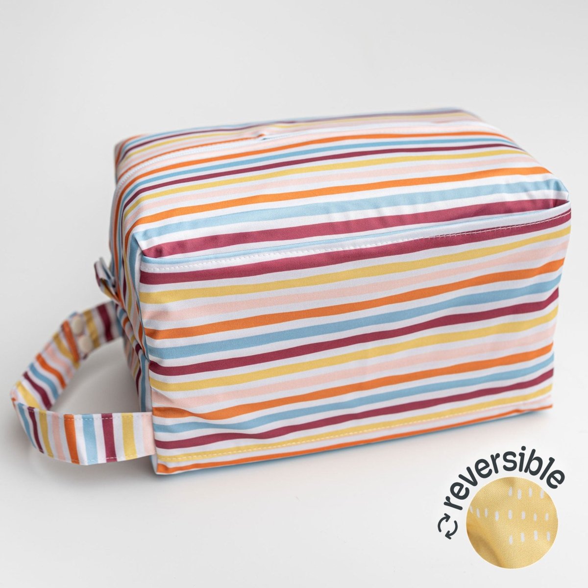 Rainbow Ribbons - Modern - Cloth - Diapers - Diaper Pod - Kinder Cloth Diaper Co. - Pittsburgh - Based - Small - Business - Woman - Owned