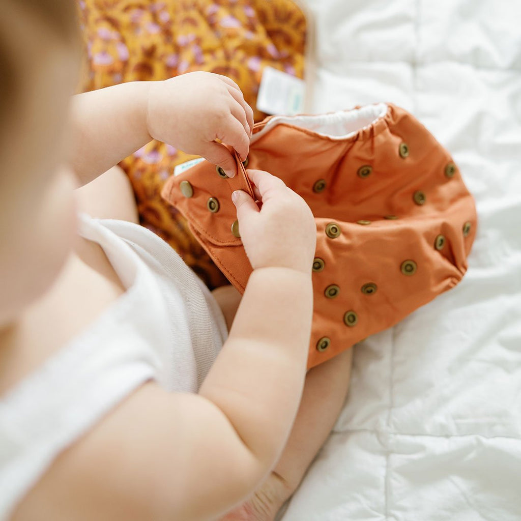 Solid Color: Essentials Pocket Cloth Diaper with Athletic Wicking Jersey, Grows with your Baby - Kinder Cloth Diaper Co. - 11 - 03 - 05 - modern reusable cloth diapers and more for birth to potty training - Pittsburgh Based Small Business