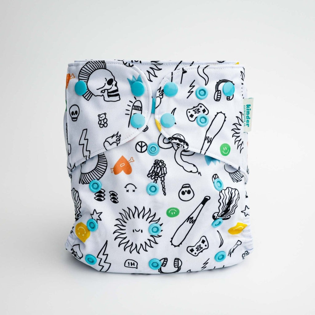 Hobby and Interests: Essentials Pocket Cloth Diaper with Athletic Wicking Jersey, Grows with your Baby - Kinder Cloth Diaper Co. - 09 - 05 - 01 - modern reusable cloth diapers and more for birth to potty training - Pittsburgh Based Small Business