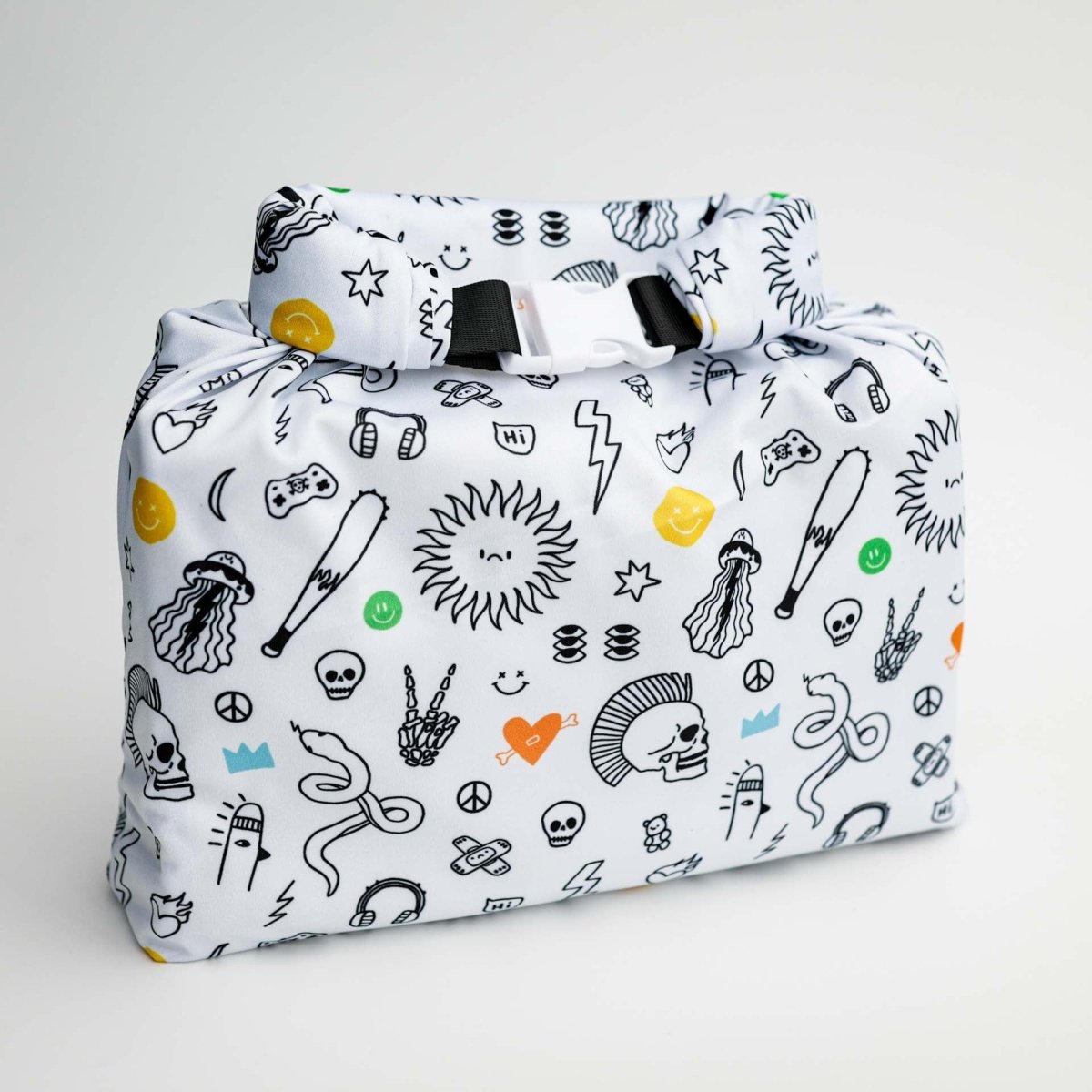 Roll Top Space Saver Water Resistant Small Wet Bag Travel Storage Bag - Kinder Cloth Diaper Co. - 07 - 06 - 01 - modern reusable cloth diapers and more for birth to potty training - Pittsburgh Based Small Business