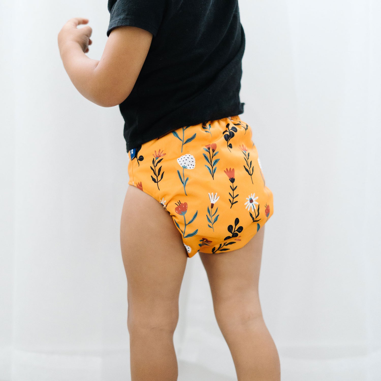 modern reusable diapers with flowers yellow cloth diapers with athletic wicking jersey best pocket diapers