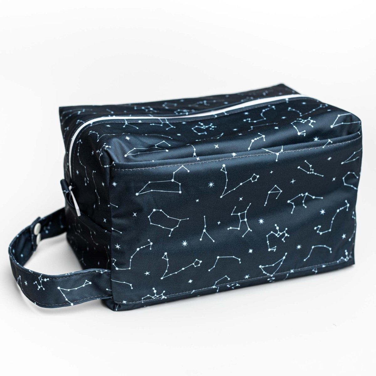 Reversible Storage Travel Cube Diaper Pod with Exterior Storage Pocket - Kinder Cloth Diaper Co. - 06 - 04 - 02 - modern reusable cloth diapers and more for birth to potty training - Pittsburgh Based Small Business