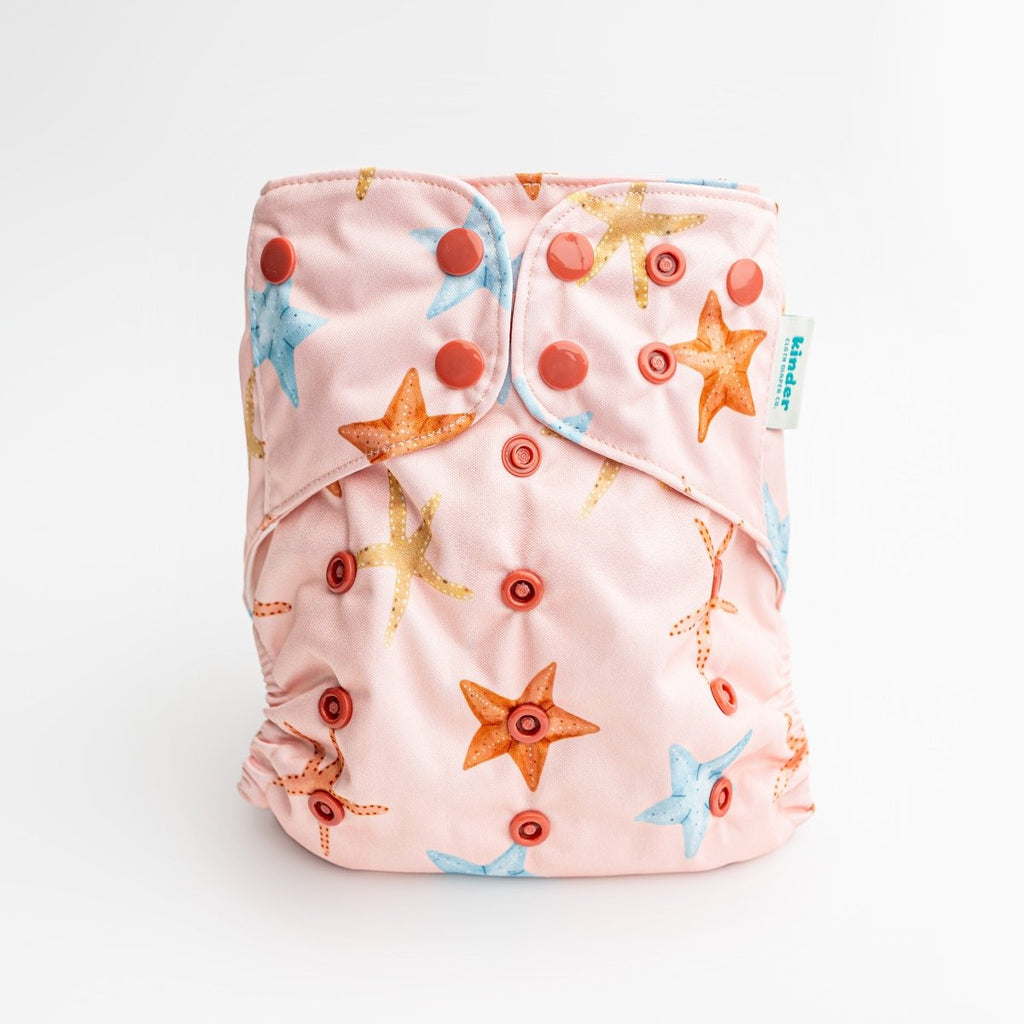 Seaing Stars - Modern - Cloth - Diapers - Pocket Diaper - Kinder Cloth Diaper Co. - Pittsburgh - Based - Small - Business - Woman - Owned