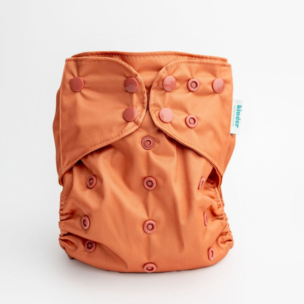 Sienna - Warm Neutrals - Modern - Cloth - Diapers - Pocket Diaper - Kinder Cloth Diaper Co. - Pittsburgh - Based - Small - Business - Woman - Owned