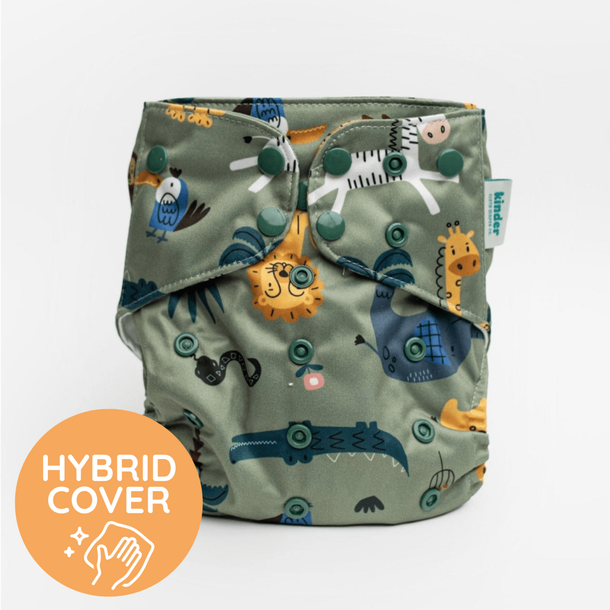 Silly Savana - Modern - Cloth - Diapers - Diaper Cover - Kinder Cloth Diaper Co. - Pittsburgh - Based - Small - Business - Woman - Owned