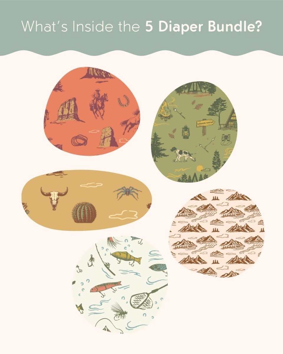 Solids - Gentle Earth - Modern - Cloth - Diapers - New Parent Starter Bundle - Kinder Cloth Diaper Co. - Pittsburgh - Based - Small - Business - Woman - Owned