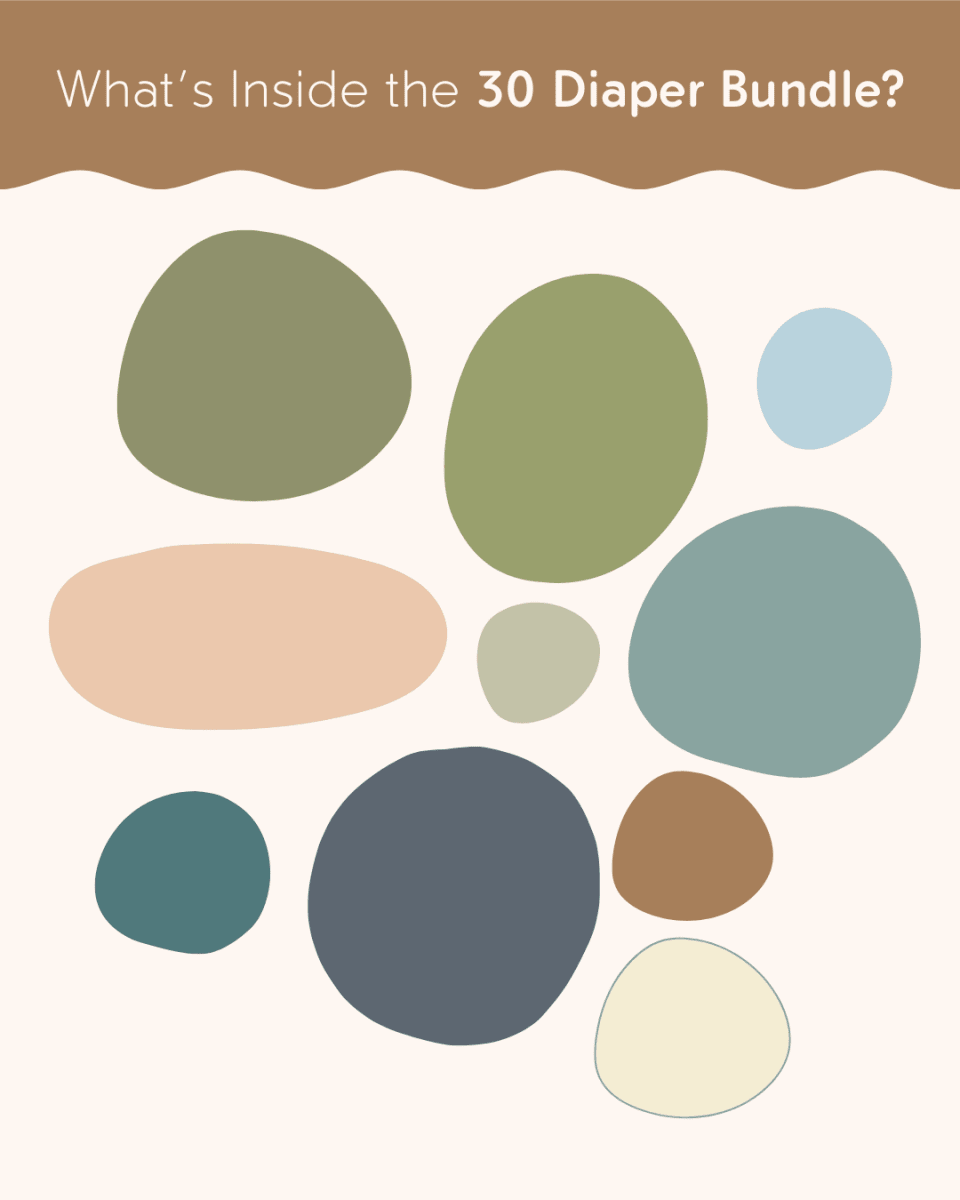 Solids - Gentle Earth - Modern - Cloth - Diapers - New Parent Starter Bundle - Kinder Cloth Diaper Co. - Pittsburgh - Based - Small - Business - Woman - Owned