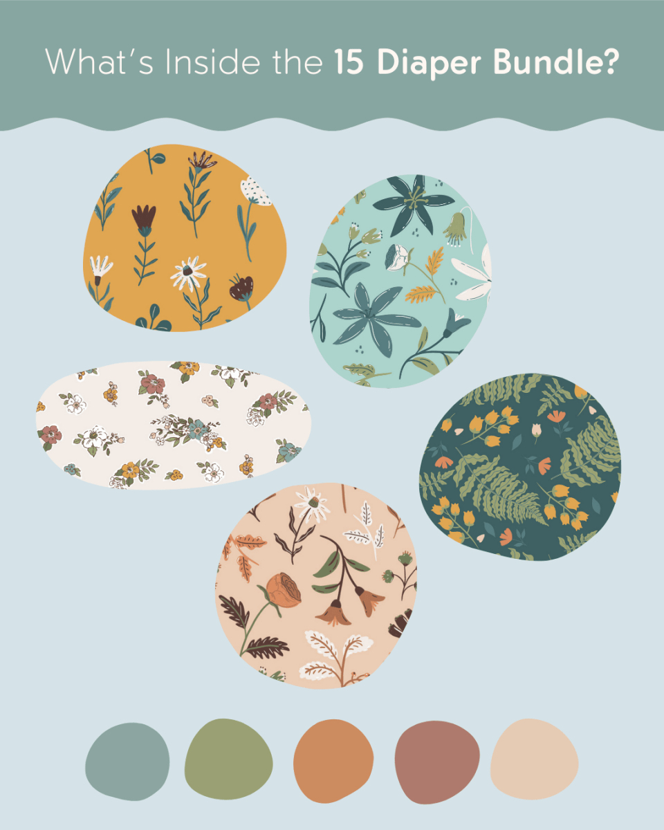 Solids - Gentle Earth - Modern - Cloth - Diapers - New Parent Starter Bundle - Kinder Cloth Diaper Co. - Pittsburgh - Based - Small - Business - Woman - Owned