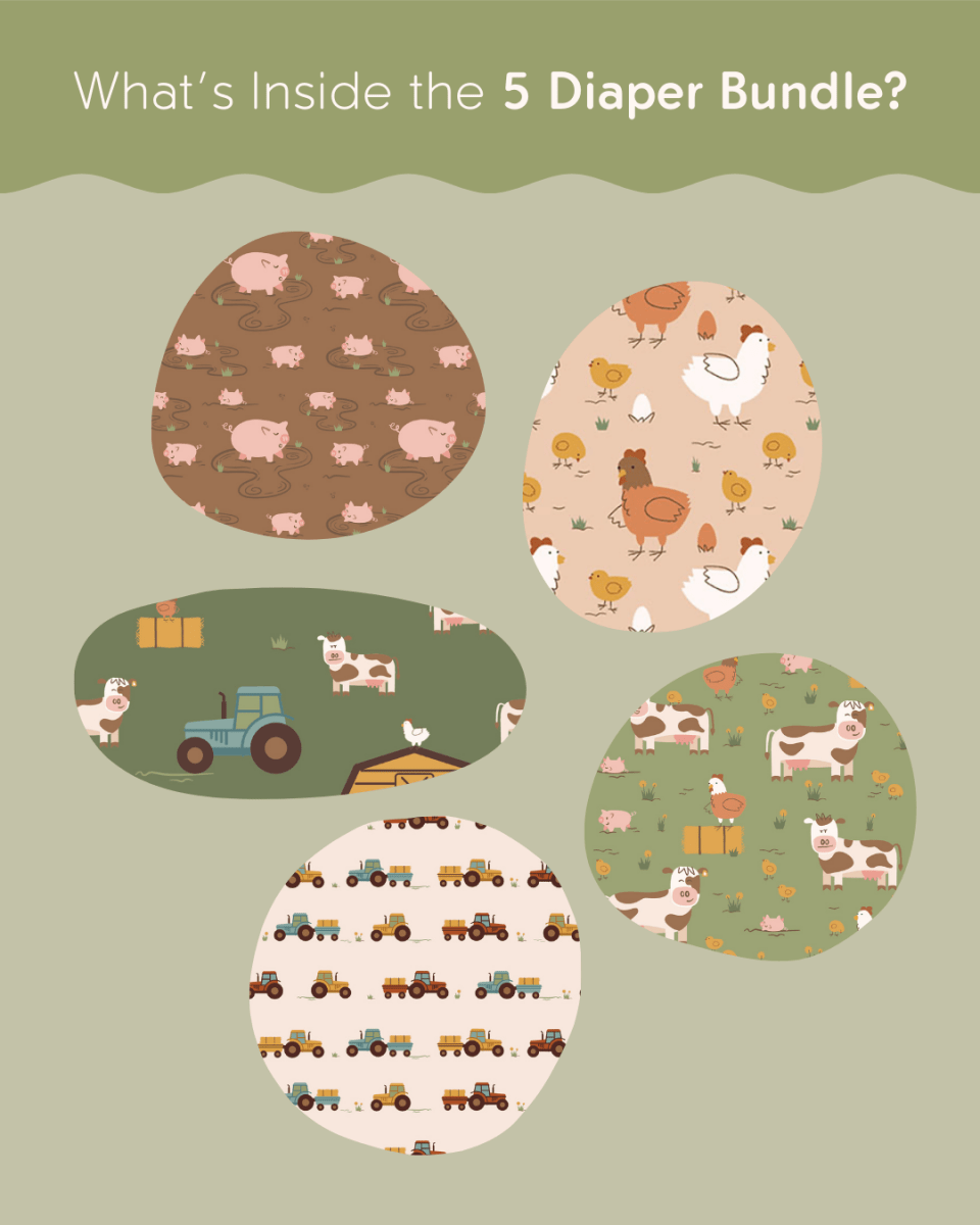 Solids - Gentle Earth - Modern - Cloth - Diapers - New Parent Starter Bundle - Kinder Cloth Diaper Co. - Pittsburgh - Based - Small - Business - Woman - Owned