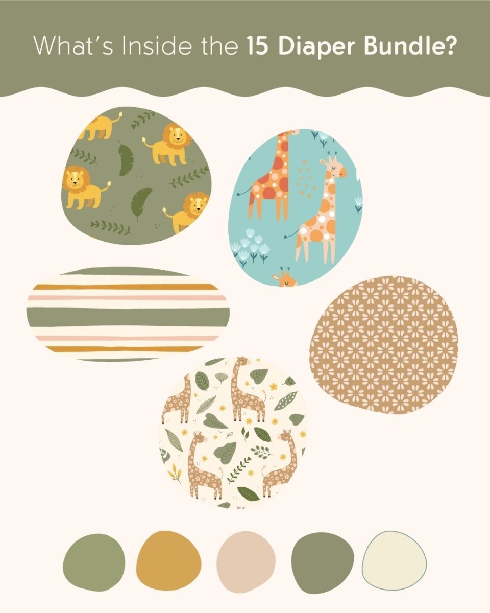 Solids - Gentle Earth - Modern - Cloth - Diapers - New Parent Starter Bundle - Kinder Cloth Diaper Co. - Pittsburgh - Based - Small - Business - Woman - Owned